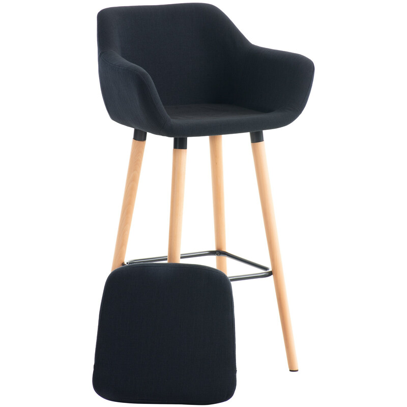 Eleganta moderna barstolar med bekväm vadderad sits