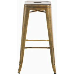 Industriella stapelbara barstolar i metall med fotstöd