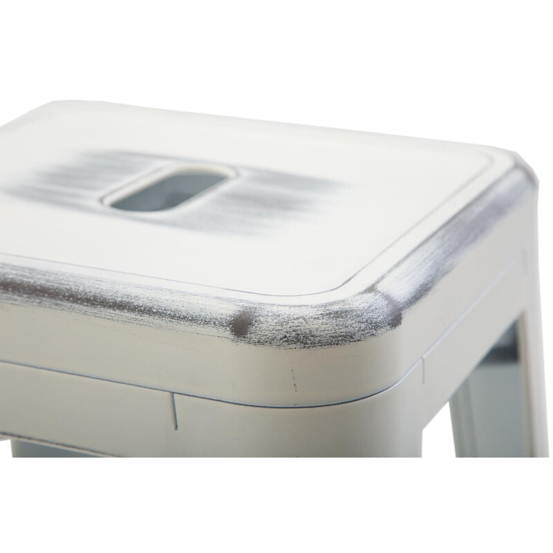 Industriella stapelbara barstolar i pulverlackerad metall