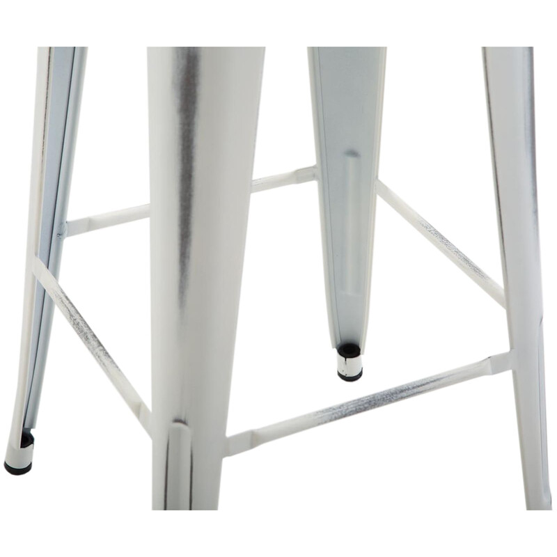 Industriella stapelbara barstolar i pulverlackerad metall