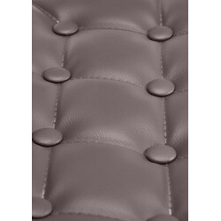 Dublin fåtölj i quiltat konstläder med justerbar höjd