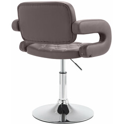 Dublin fåtölj i quiltat konstläder med justerbar höjd