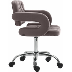 Dublin arbetsstol i quiltat konstläder med justerbar sitthöjd