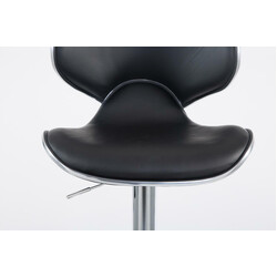 Bekväm barstol i konstläder med justerbar höjd