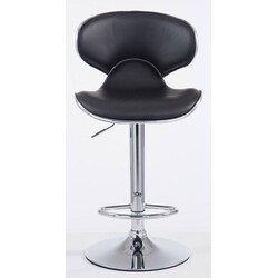 Bekväm barstol i konstläder med justerbar höjd
