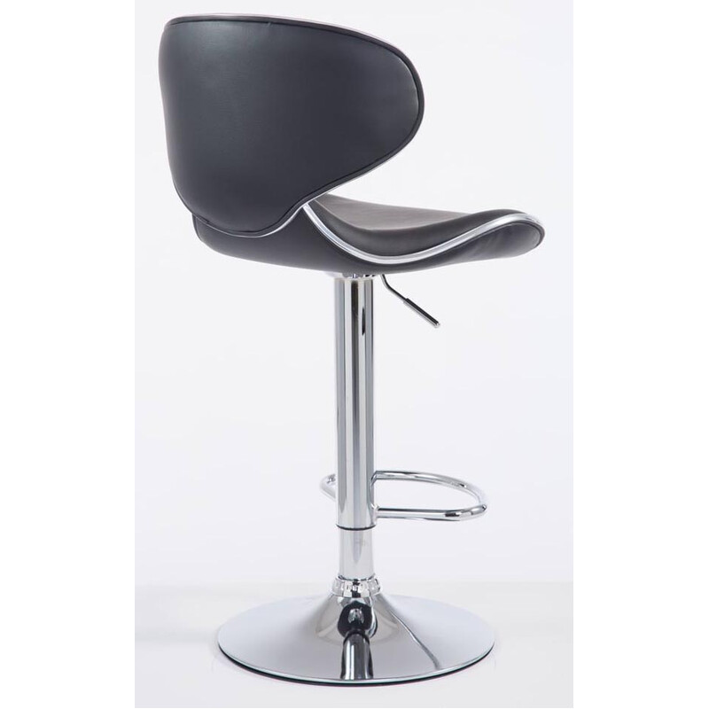 Bekväm barstol i konstläder med justerbar höjd