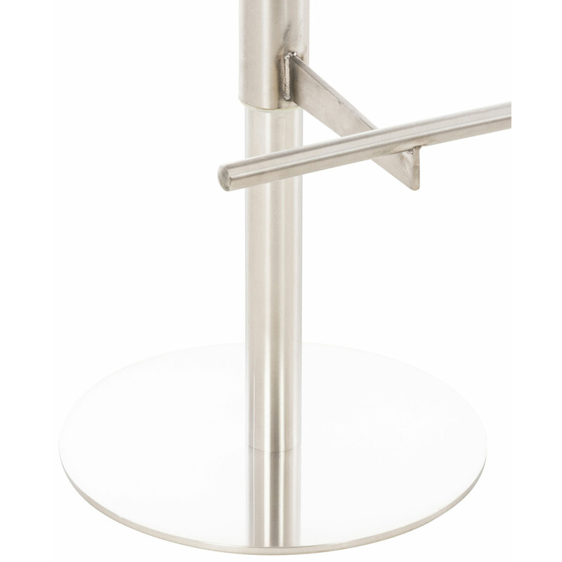 Höjdjusterbar barstol med fotstöd och 360 graders rotation