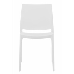 Modern stapelbar stol för inomhus- och utomhusbruk