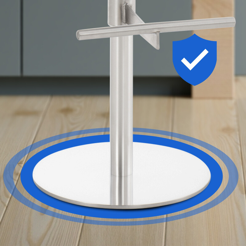 Elegant och modern höjdjusterbar barstol med fotstöd