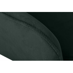 Elegant barstol i sammet med ergonomisk design och fotstöd