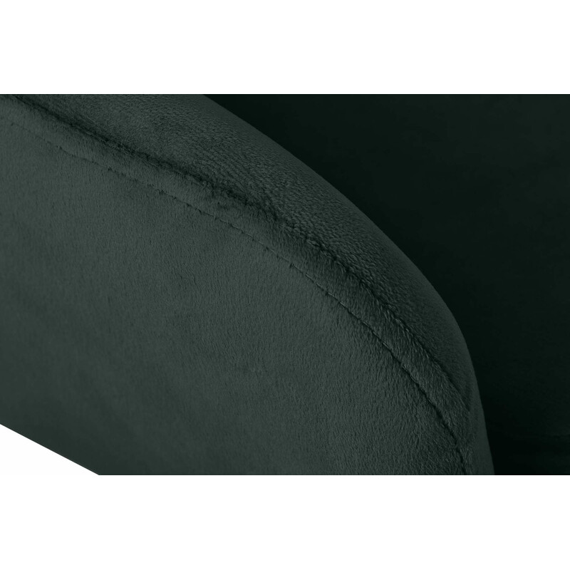 Elegant barstol i sammet med ergonomisk design och fotstöd