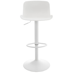 Höjdjusterbar barstol med ergonomiskt ryggstöd och fotstöd