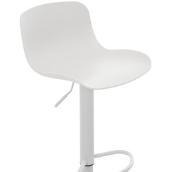 Höjdjusterbar barstol med ergonomiskt ryggstöd och fotstöd