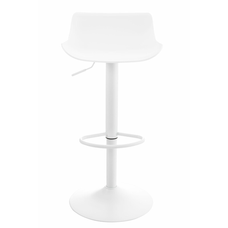 Höjdjusterbar barstol med 360 graders rotation och metallbas