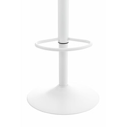 Höjdjusterbar barstol med 360 graders rotation och metallbas