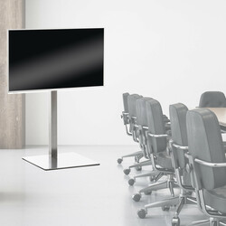 Justerbart tv-stativ i rostfritt stål för 32-65 tums skärmar