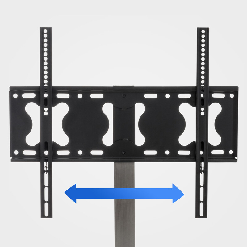 Justerbart tv-stativ i rostfritt stål för 32-65 tums skärmar