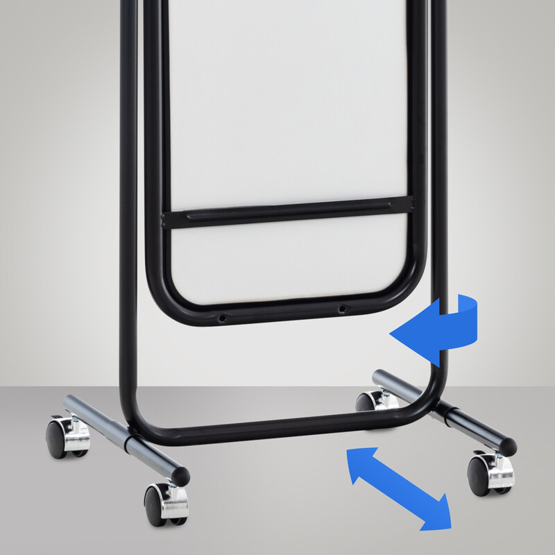 Modern helkroppsspegel med tilt- och vridfunktion