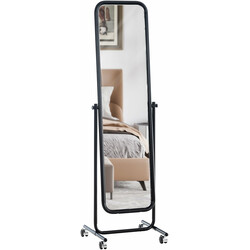 Modern helkroppsspegel med tilt- och vridfunktion