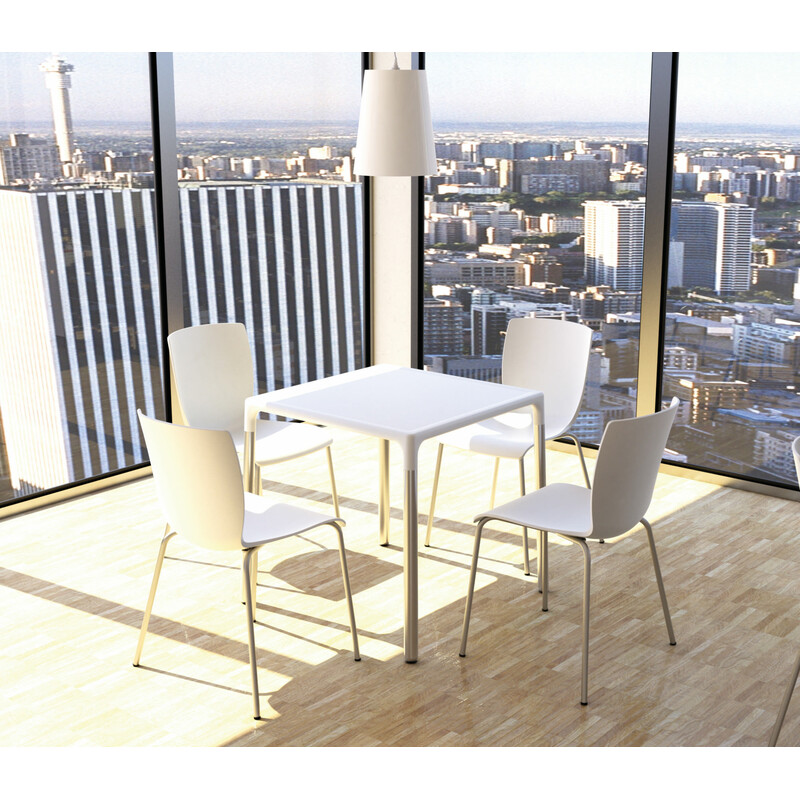 Stapelbar väderbeständig stol för inomhus- och utomhusbruk