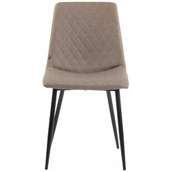 Bekväm och stilren stol med vadderad sits