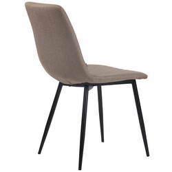 Bekväm och stilren stol med vadderad sits