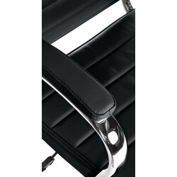 Ergonomisk kontorsstol i äkta läder med justerbar funktion