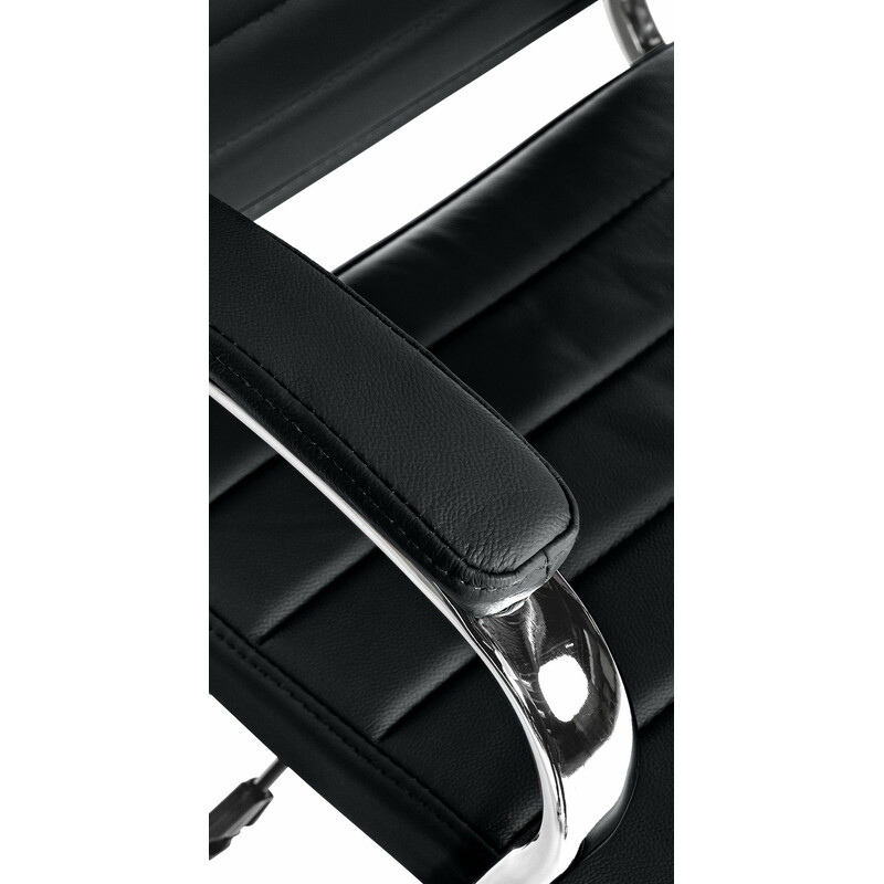 Ergonomisk kontorsstol i äkta läder med justerbar funktion