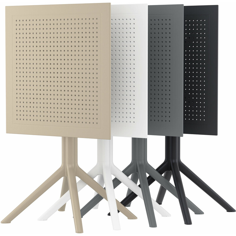 Hopfällbart väderbeständigt bord för inom- och utomhusbruk