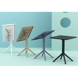 Hopfällbart väderbeständigt bord för inom- och utomhusbruk