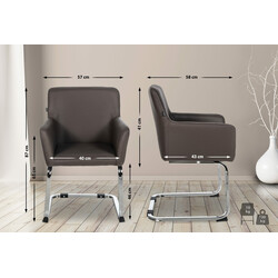 Elegant gungstol med modern design och hög komfort