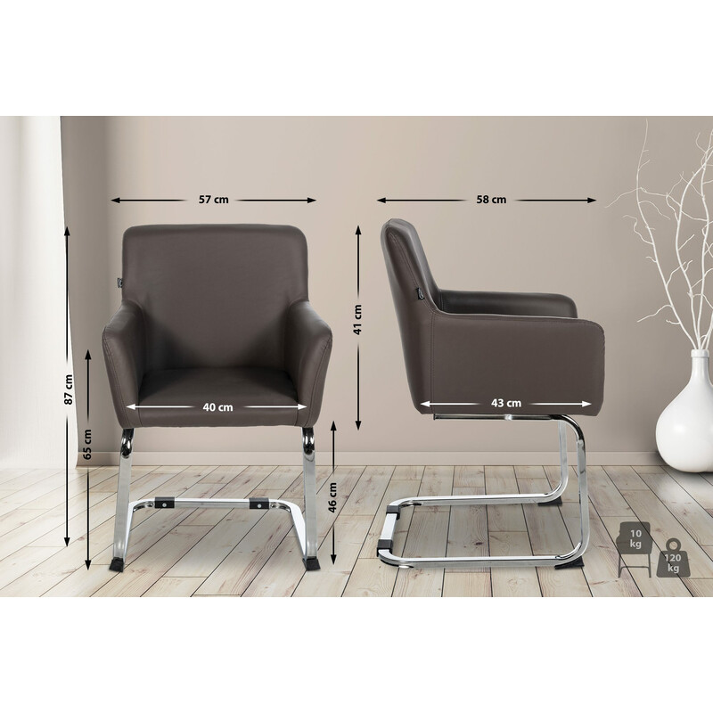 Elegant gungstol med modern design och hög komfort