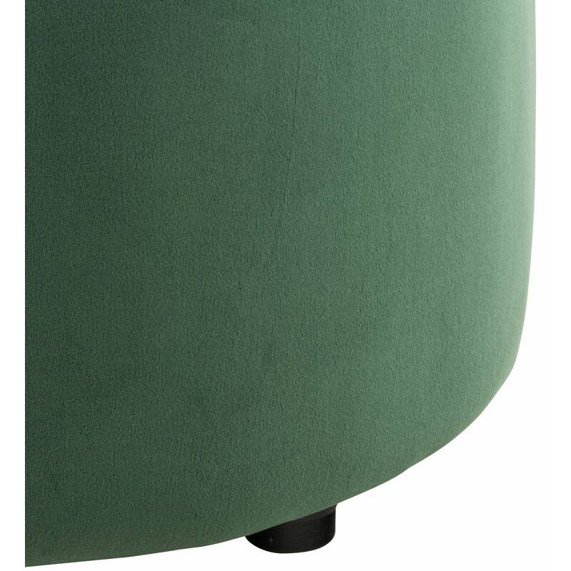 Elegant sittpall med förvaring och modern design i sammet