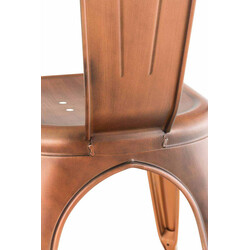 Pulverlackerade stapelbara metallstolar med hög stabilitet