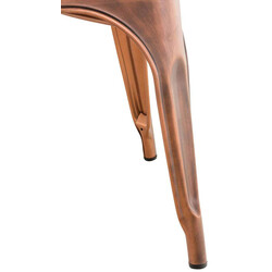 Pulverlackerade stapelbara metallstolar med hög stabilitet