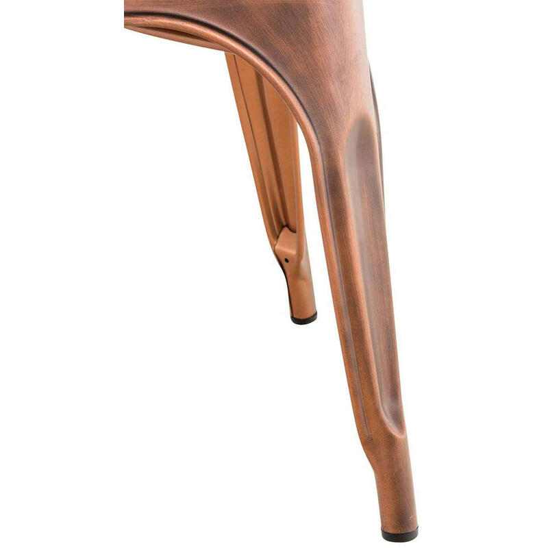 Pulverlackerade stapelbara metallstolar med hög stabilitet