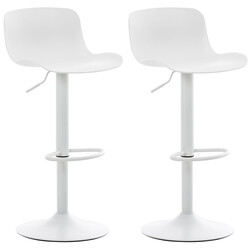 Höjdjusterbar barstol med roterande sits och metallram