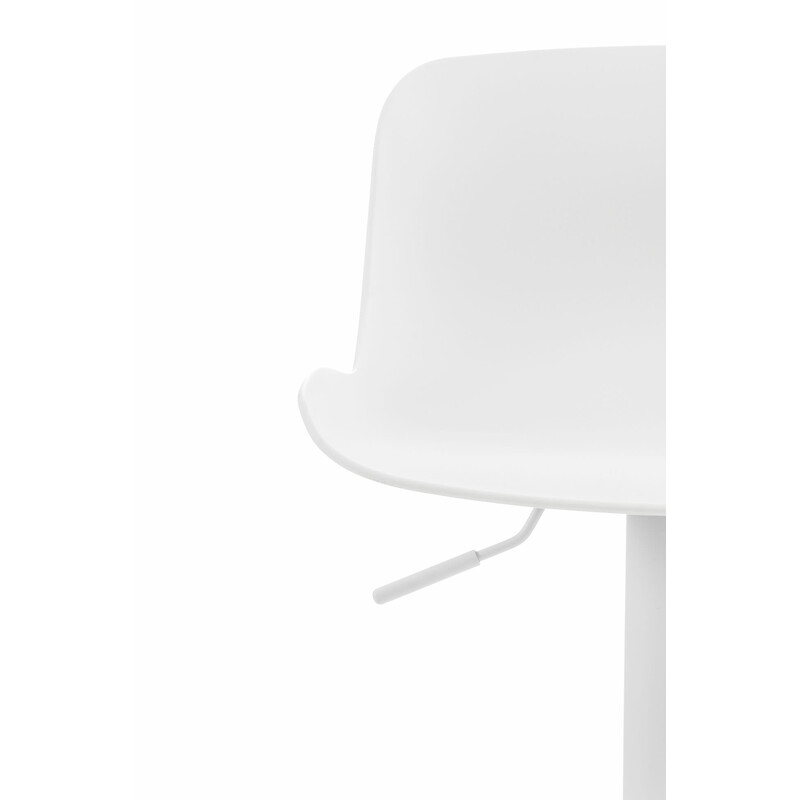 Höjdjusterbar barstol med roterande sits och metallram