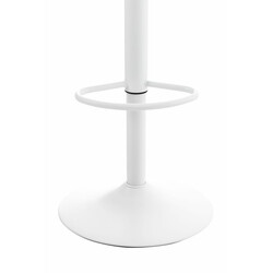 Höjdjusterbar barstol med roterande sits och metallram