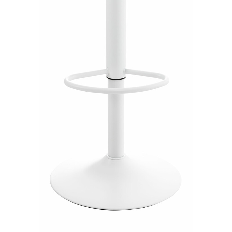 Höjdjusterbar barstol med roterande sits och metallram