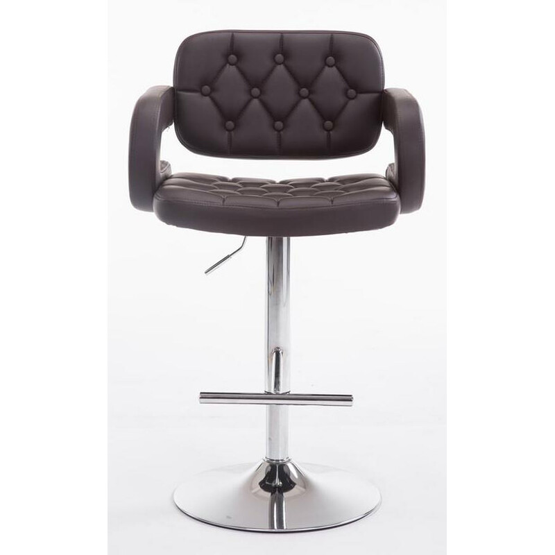 Bekväm höjdjusterbar barstol med armstöd och ryggstöd