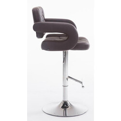 Bekväm höjdjusterbar barstol med armstöd och ryggstöd