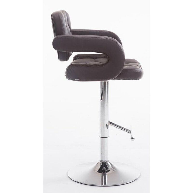 Bekväm höjdjusterbar barstol med armstöd och ryggstöd