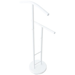 Stilren och praktisk klädställning i metall för hemmet