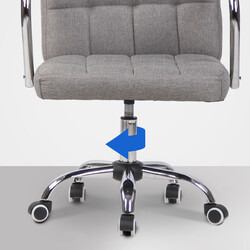 Ergonomisk kontorsstol med justerbar höjd och bekväma armstöd