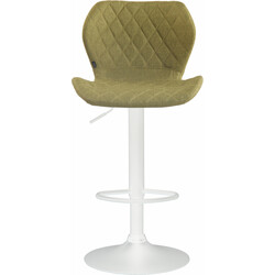 Modern höjdjusterbar barstol med quiltad sits