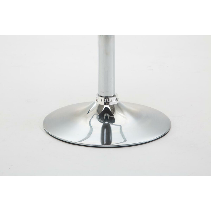 Shanghai barstol med justerbar höjd och kromad metallram