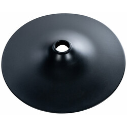 Golvplatta i metall med gummiskydd för barstolar