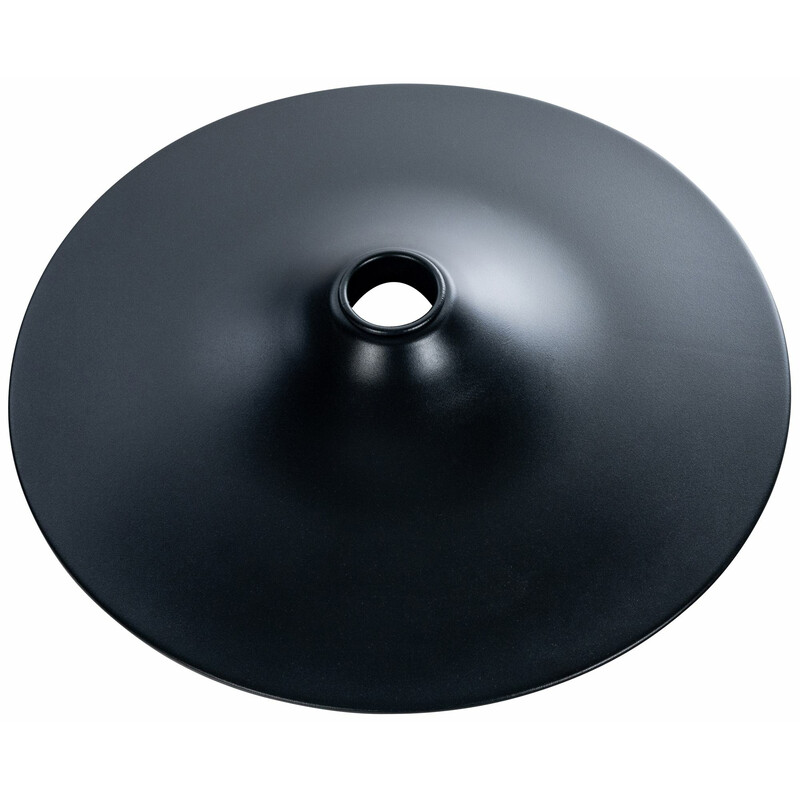 Golvplatta i metall med gummiskydd för barstolar