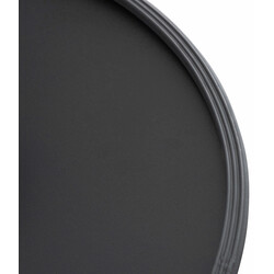 Golvplatta i metall med gummiskydd för barstolar